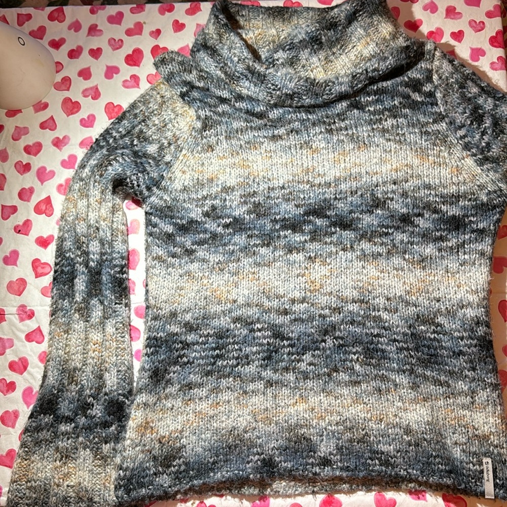 Billabong Sweater Flare Sleeves Size Large